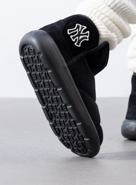 MLB通勤鞋男女同款秋冬运动复古潮流靴子保暖休闲鞋3AWBBCB46