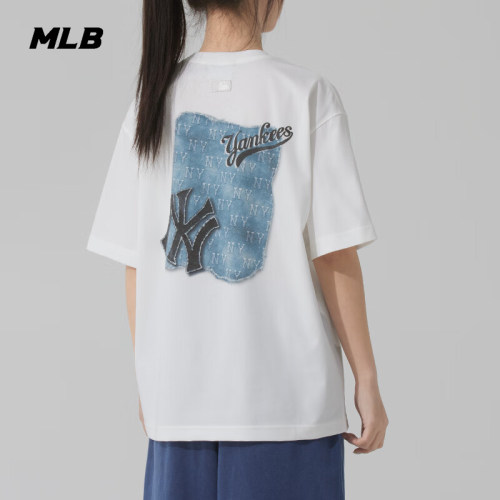 MLB情侣复古波普老花T恤