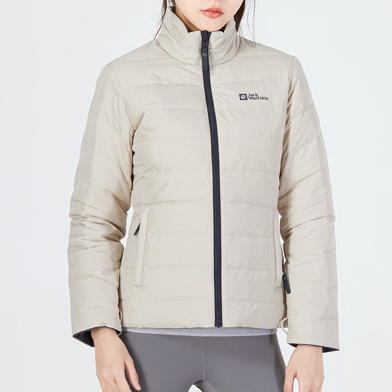 ackWolfskin狼爪羽绒服女秋冬户外700蓬防泼水双面穿外套5222021