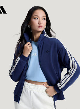 26春季新款adidas阿迪达斯三条纹女子运动夹克外套 KS2816/KS2817