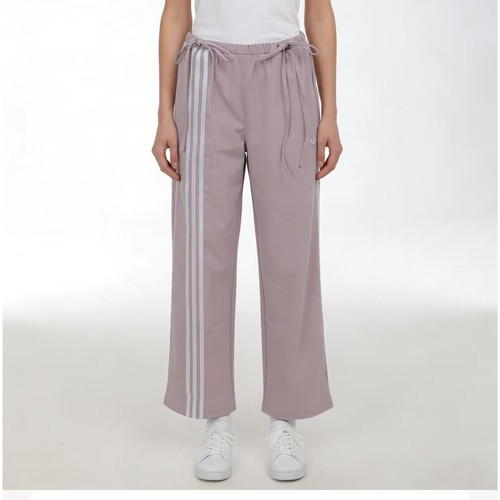 adidas女三条纹收脚运动裤