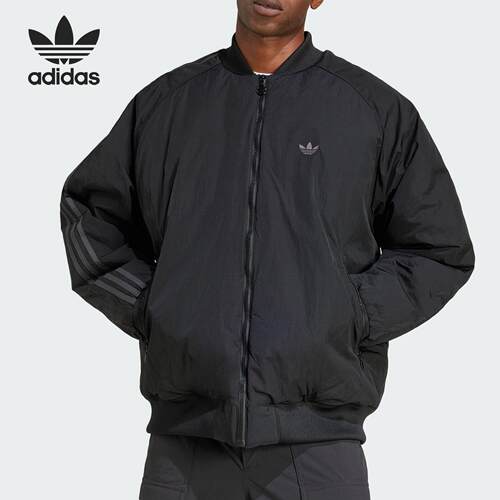 阿迪达斯男士运动棉服夹克