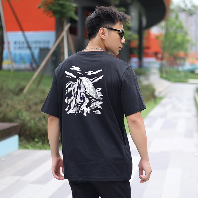 【正品】北面短袖男子纯棉T恤