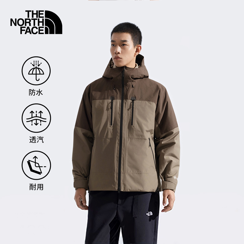 北面男GTX防水保暖防风连帽棉服