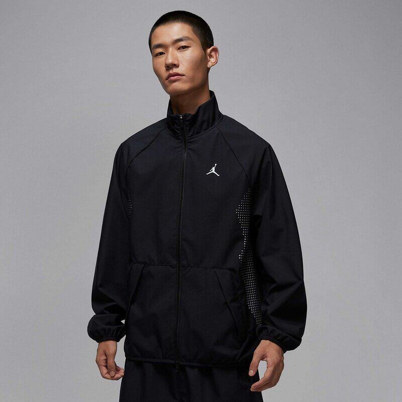 NIKE耐克乔丹男子外套AJ篮球飞人立领梭织透气休闲运动夹克HF9886