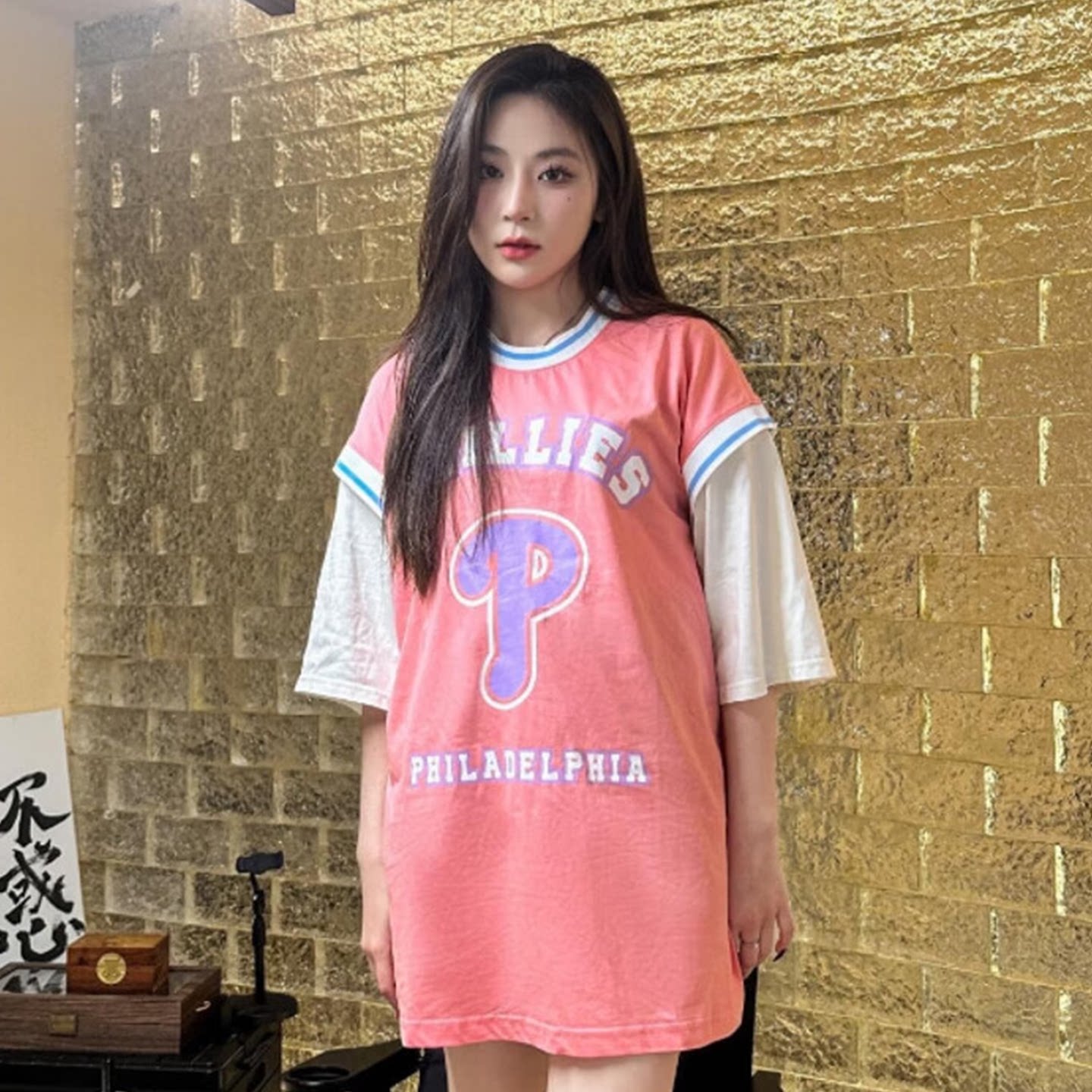 MLB美职棒NY刺绣宽松短袖T恤男女