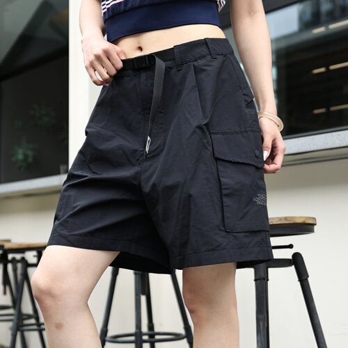 北面短裤女户外透气工装风休闲裤