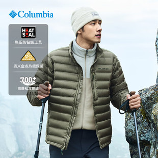 Columbia哥伦比亚羽绒服男秋冬可做内胆700蓬拒水热能外套WE9048