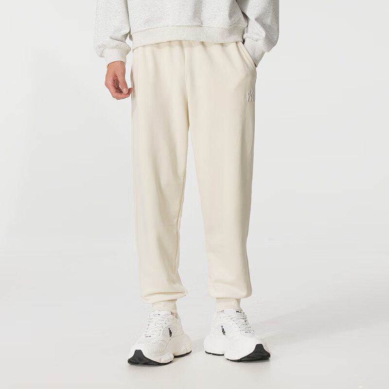 MLB长裤男女同款休闲裤潮流束脚卫裤针织舒适长裤运动裤3APTB0154