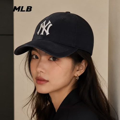 MLB棒球帽男女遮阳帽硬顶鸭舌帽