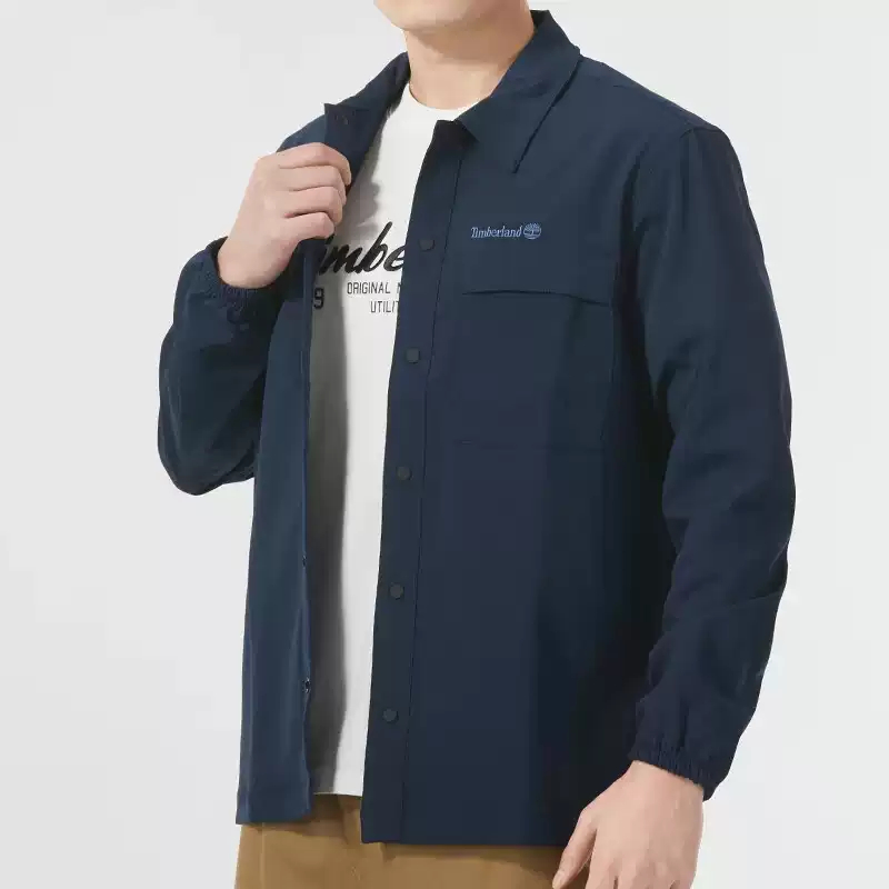 添柏岚长袖衬衫男防泼水夹克外套