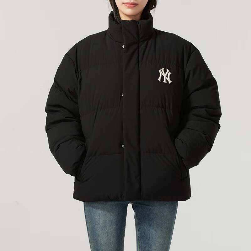 MLB羽绒服男女同款秋冬老花潮流鹅绒保暖防寒加厚羽绒服3ADJM1646