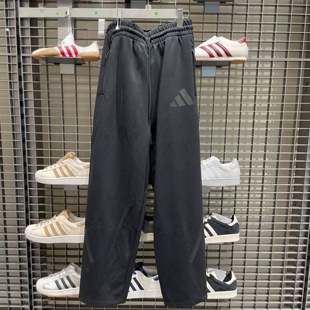 长裤 JC5478 男可调节腰带百搭直筒休闲卫裤 Adidas阿迪达斯运动裤