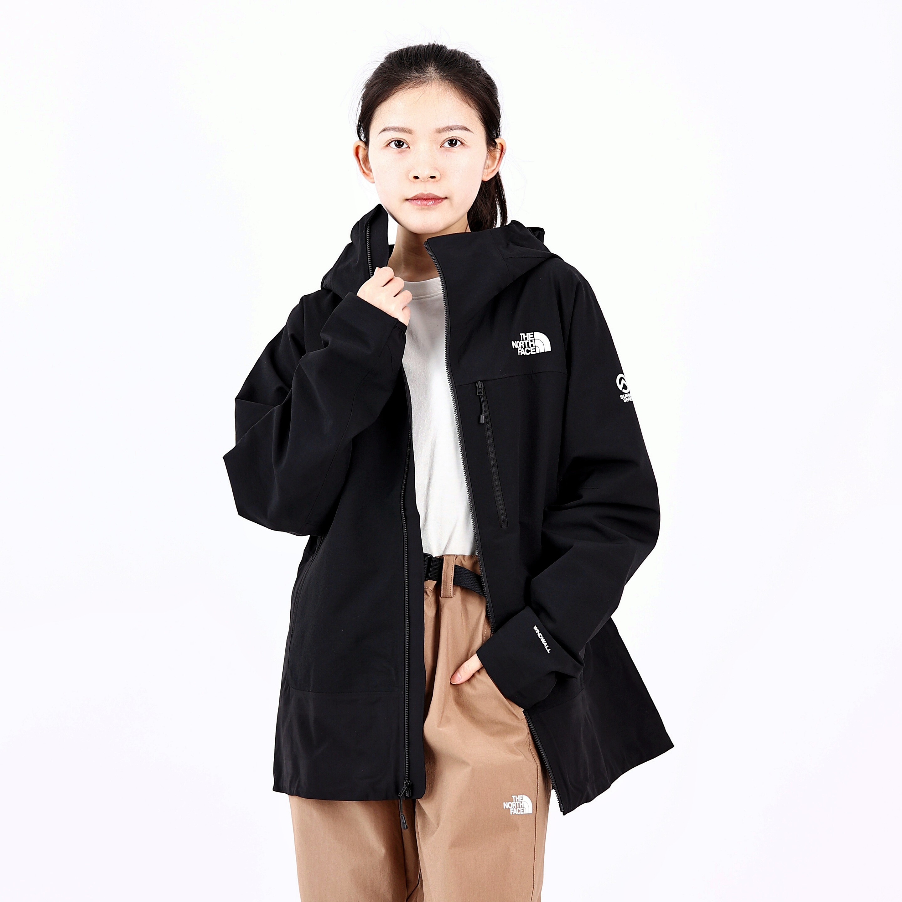 北面巅峰系列女防水软壳衣