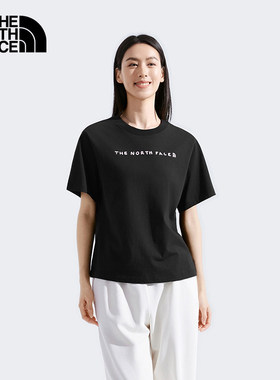 TheNorthFace北面短袖女春夏款运动户外纯棉舒适百搭圆领T恤8F0V