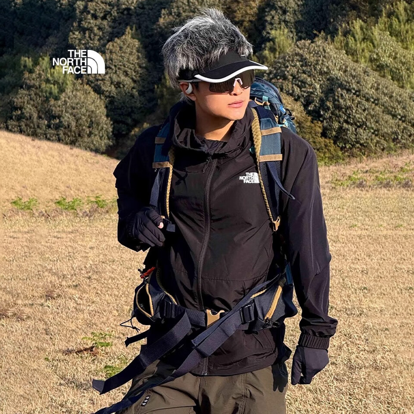 【正品】北面皮肤衣UPF50+外套男