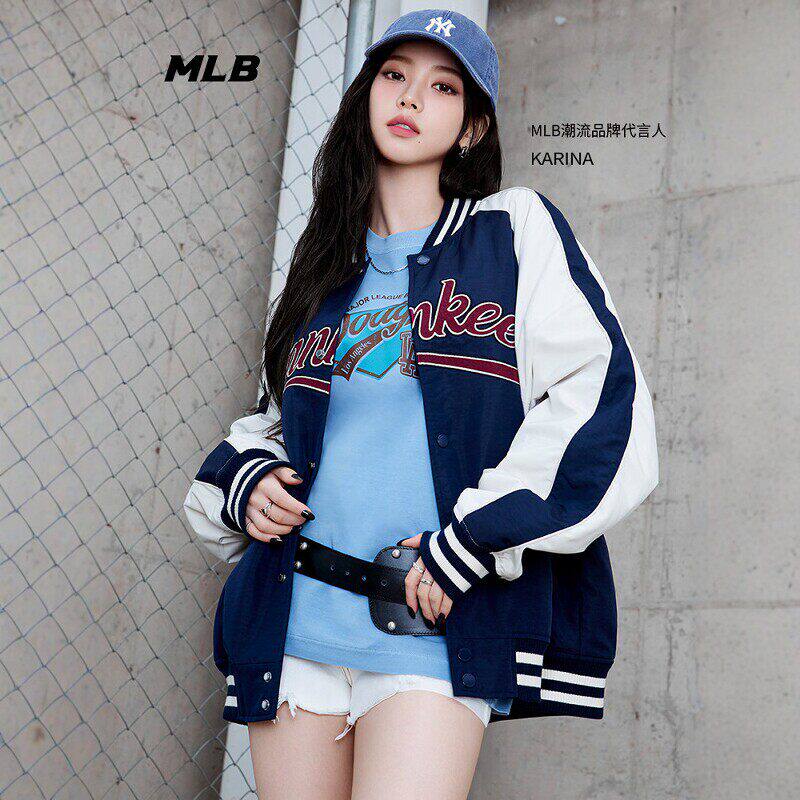 MLB女子潮流棒球夹克外套