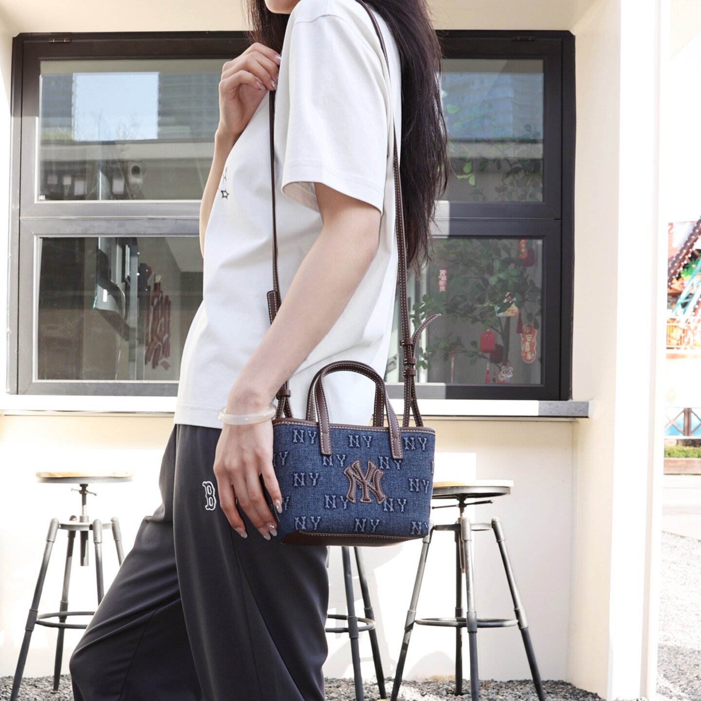 MLB男包女包26春季新款运动包潮流时尚休闲斜挎包单肩包3ACRDM16N