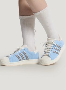 阿迪达斯三叶草男女贝壳头板鞋