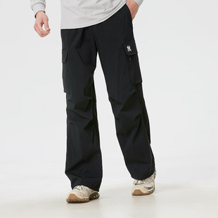 NY小标阔腿透气运动休闲长裤 MLB工装 新款 男女26春夏季 3AWPB0563 裤