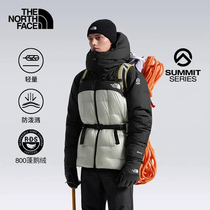 北面巅峰男士户外极地鹅绒羽绒服