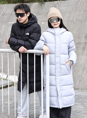 TheNorthFace北面男女同款25秋冬新款户外防泼水长款鹅绒羽绒服
