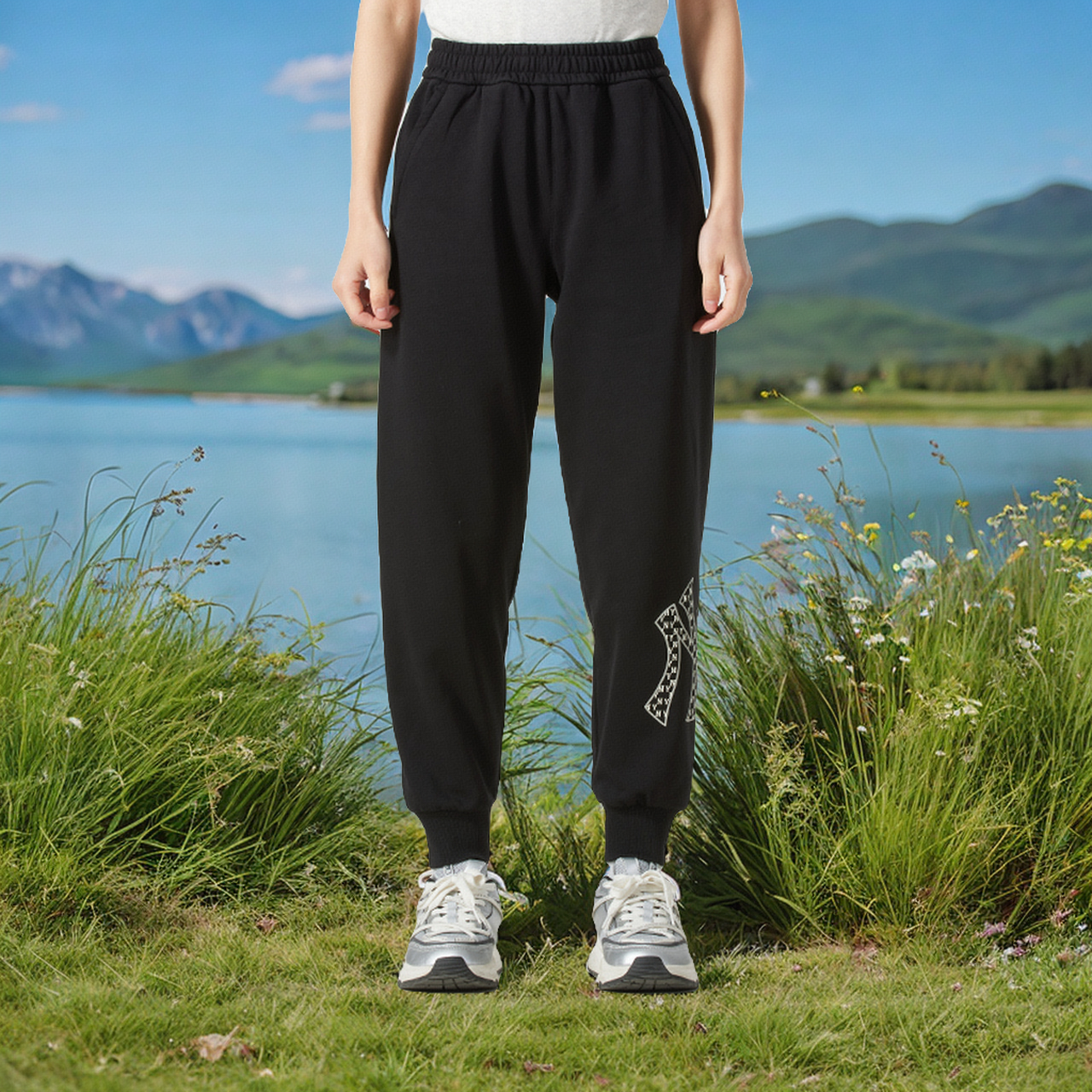 MLB卫裤男女舒适百搭束脚卫裤