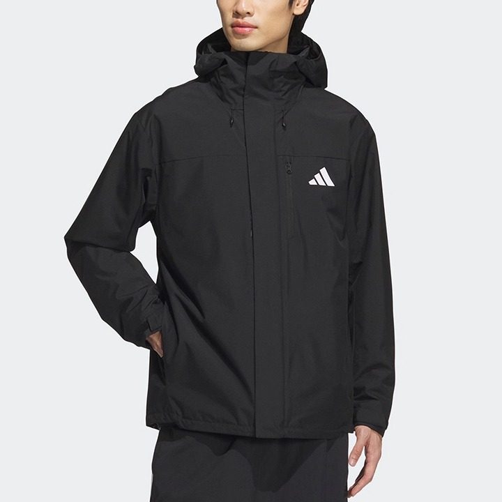 阿迪达斯男女款加绒三合一外套