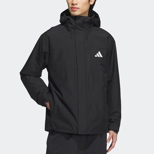 阿迪达斯男女款加绒三合一外套