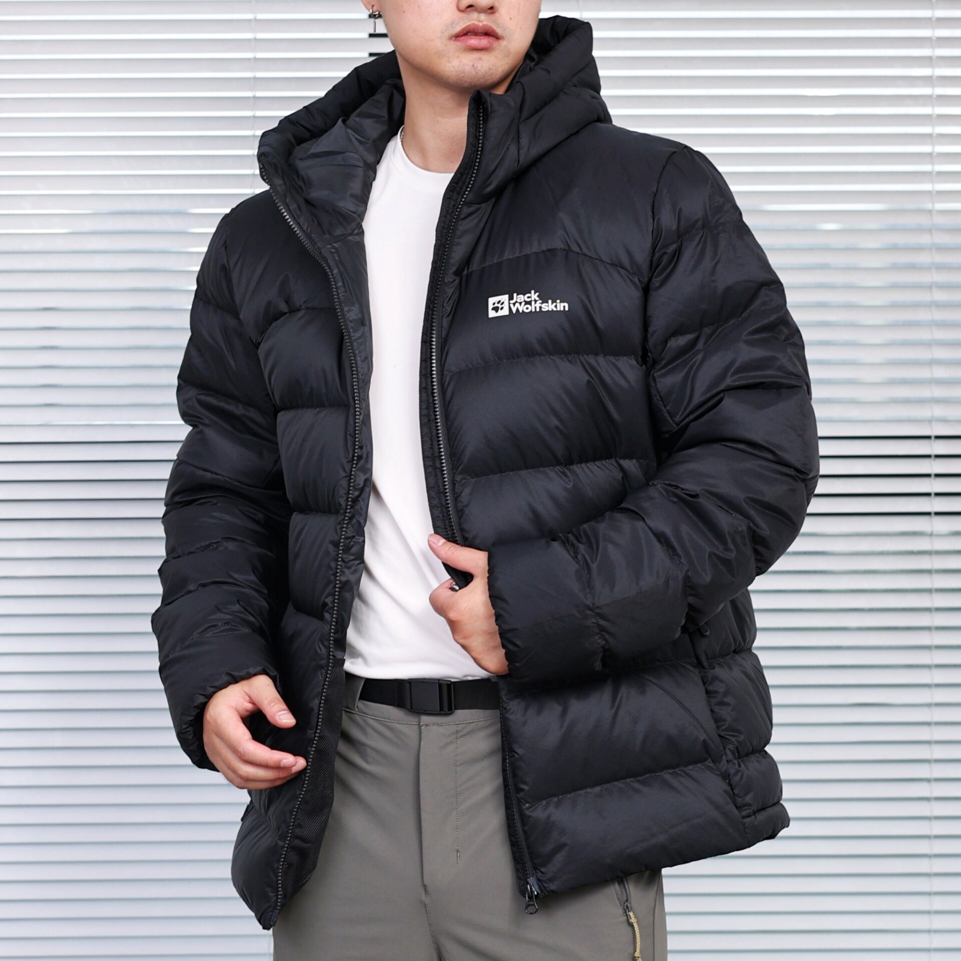 狼爪秋冬男户外800蓬鹅绒羽绒服