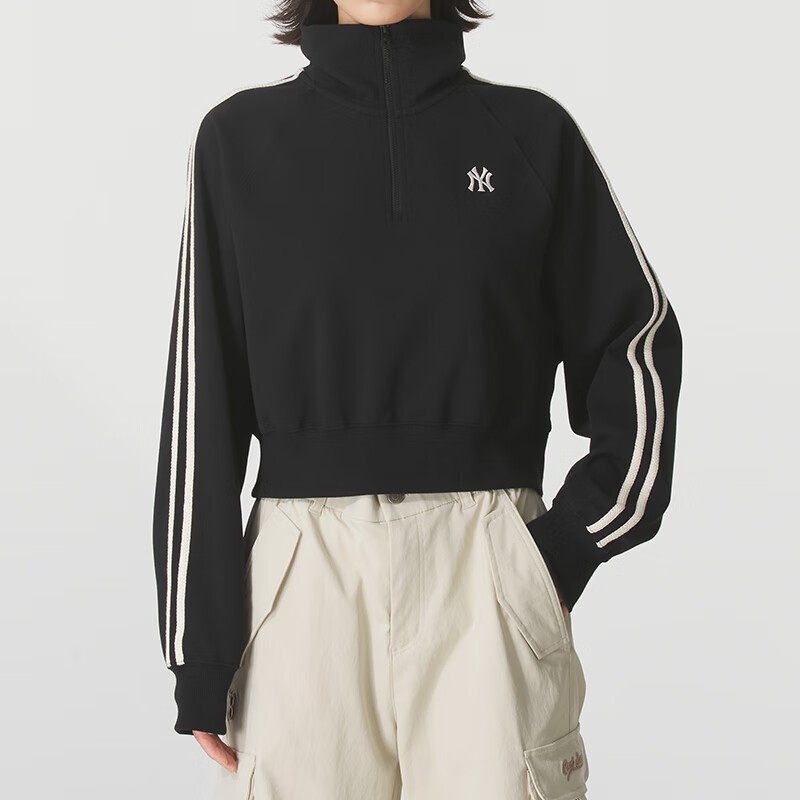 MLB卫衣女款25新款秋季运动舒适休闲宽松圆领套头衫上衣3FMTV1354