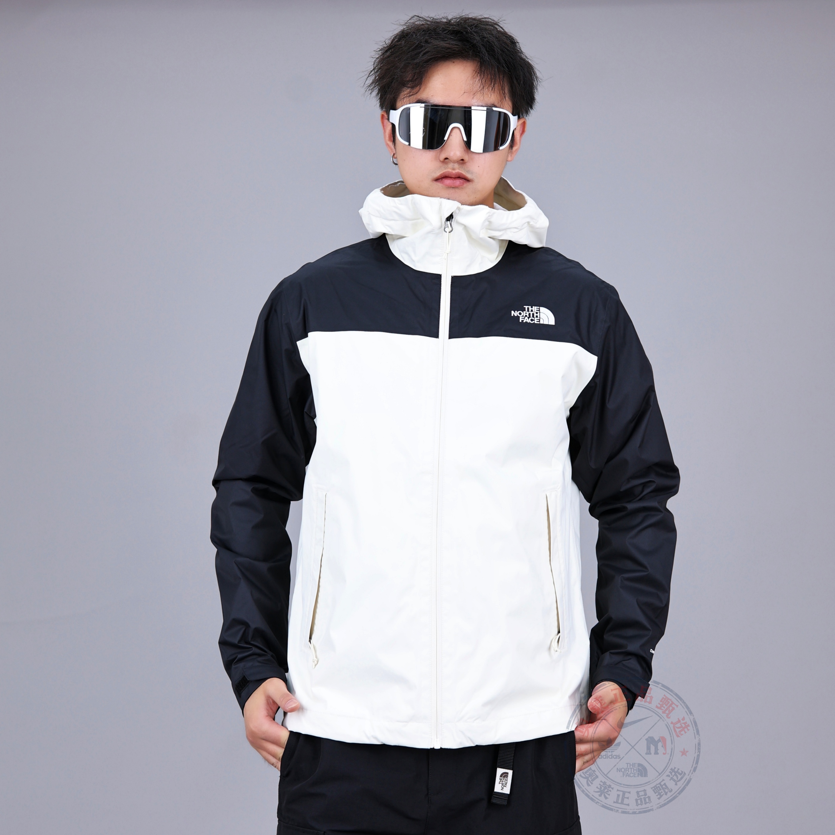 北面男士防水拒风硬壳冲锋衣