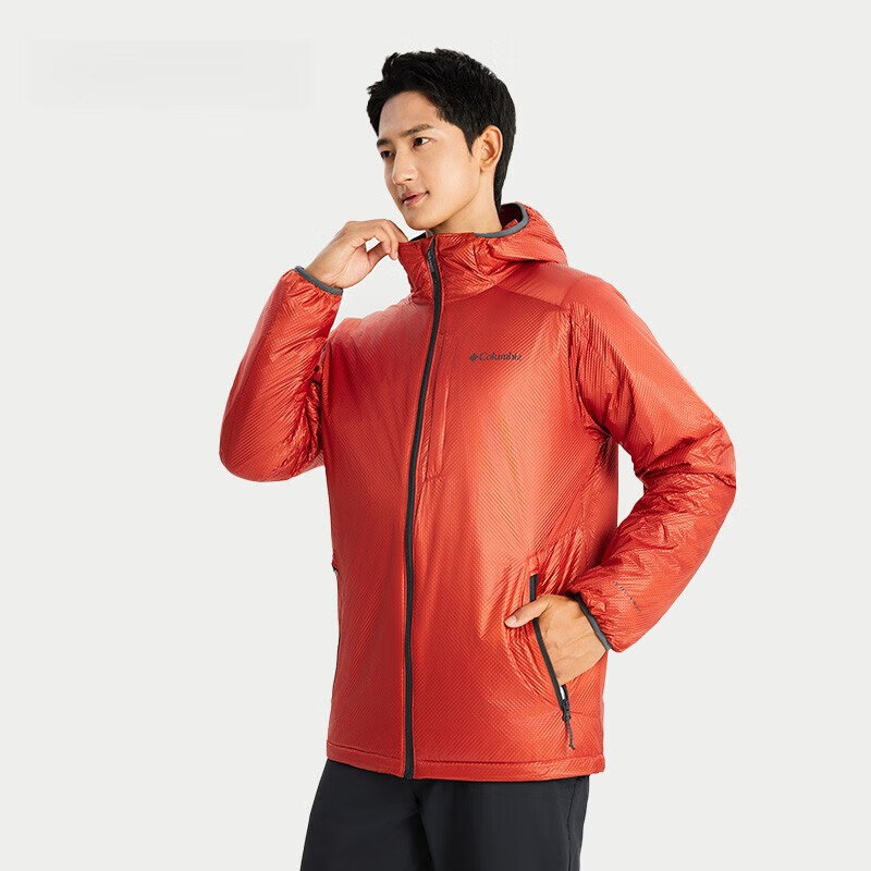 哥伦比亚男棉服保暖防风连帽外套