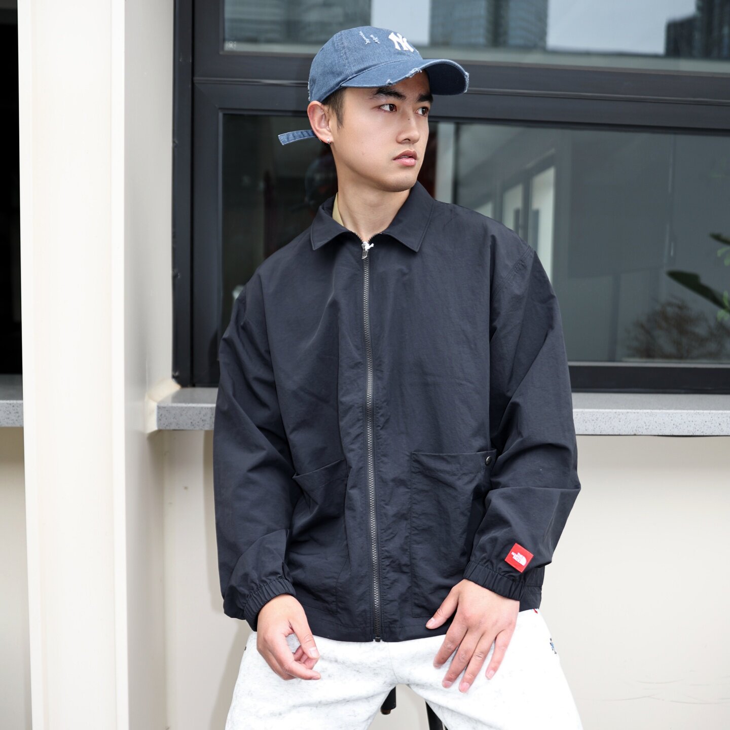 TheNorthFace北面外套男26春夏新款户外休闲透气长袖衬衫夹克8FHC