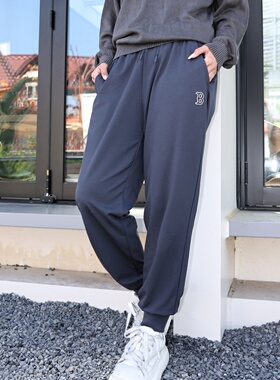 MLB长裤男女同款26春夏新款运动轻薄凉感束脚裤休闲裤|3APTB0663