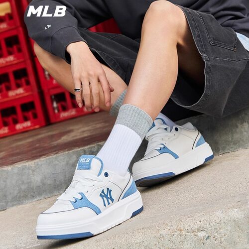 MLB板鞋男女情侣时尚撞色厚底