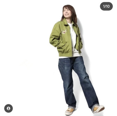 美式夹克翻领春秋宽松重工刺绣