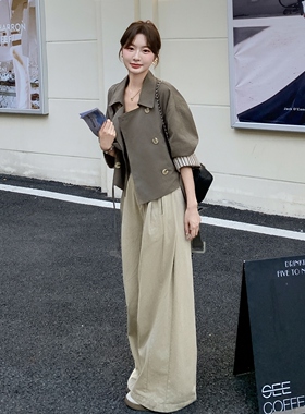 现货2026春装新款设计款巴恩风复古风衣外套女2C325-512P145K208