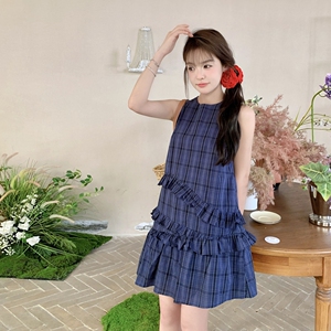 首发现货 款号8025 格纹连衣裙 P135K208