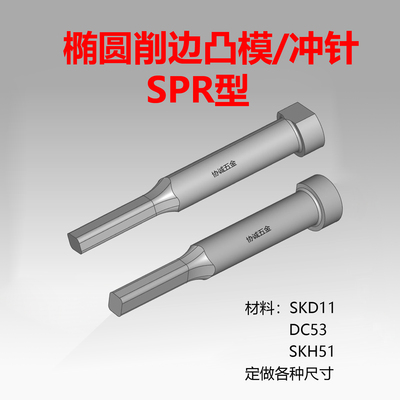 方形削边倒角冲针凸模冲头SPR