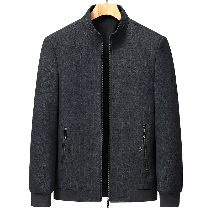 春秋季中老年人男士爸爸装夹克衫休闲外套宽松款爷爷中年夹克上衣,男装,夹克,淘宝优惠券,粉丝福利购,淘宝优惠卷