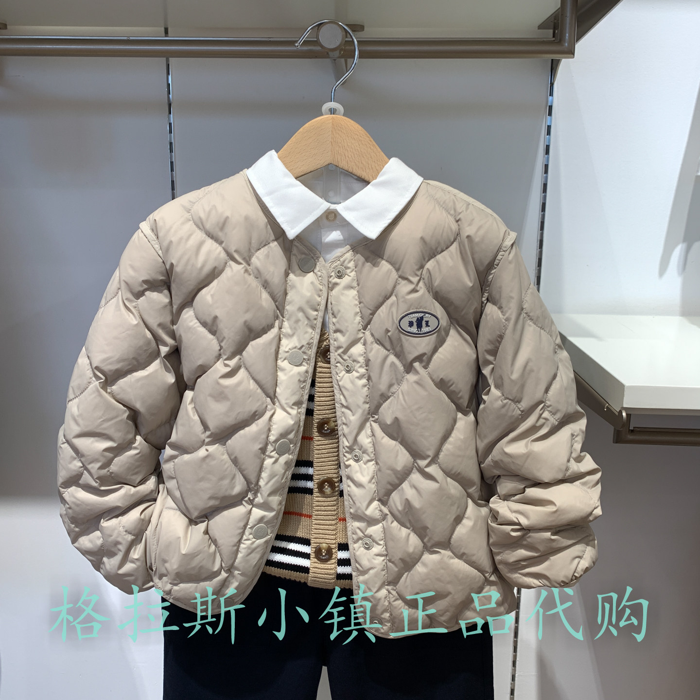 90鸭绒Polo walk KIDS童装正品25冬款男童轻薄羽绒服BXNW531K0073