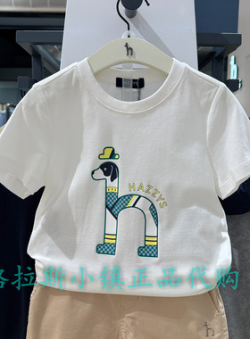 hazzys哈吉斯童装夏男童短袖T恤