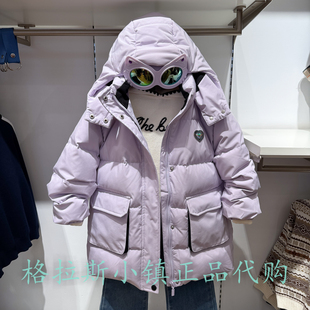 三防Polo walk KIDS童装专柜正品25冬新款女童羽绒服CP6W544K0261