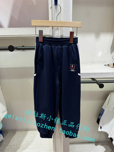 walk KIDS童装 专柜正品 A6SW413B0011 Polo 24年春新款 男童休闲长裤