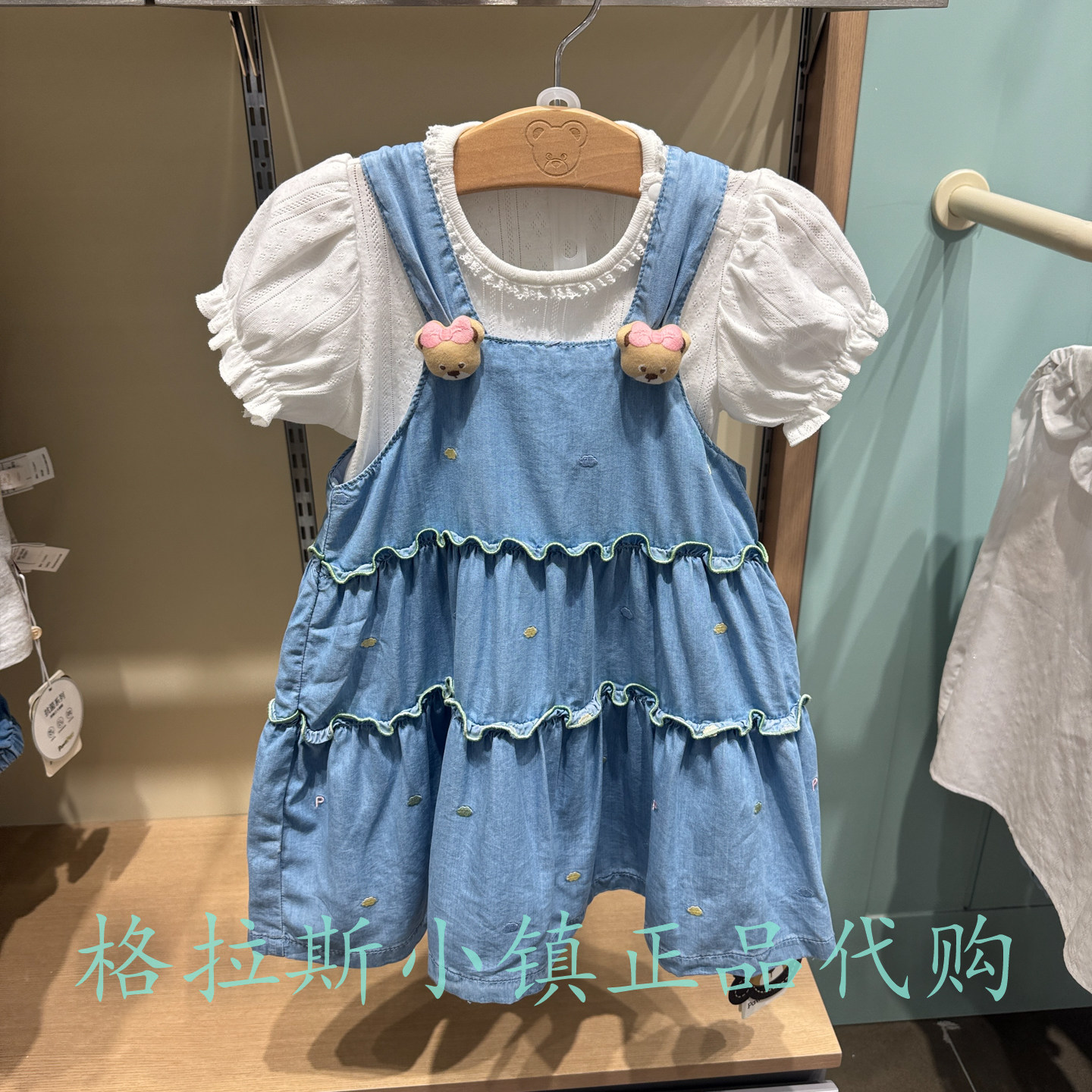 PawinPaw婴童夏女宝吊带连衣裙