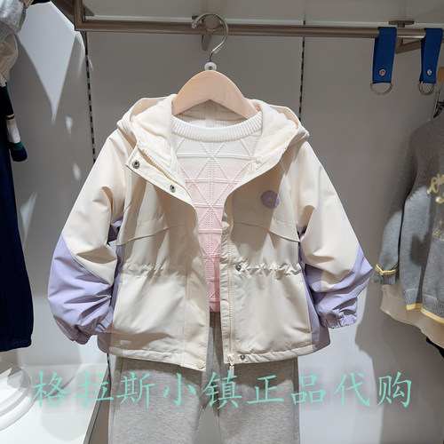 Polowalk童装冬女童休闲加绒外套