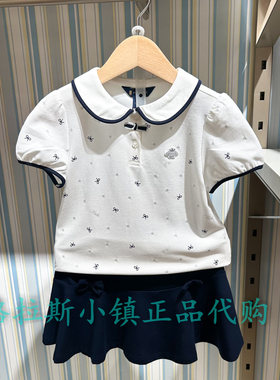 Polowalk KIDS童装专柜正品26年夏女童翻领休闲T恤BVTW625F0371
