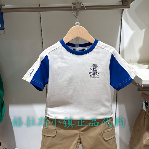Polowalk童装正品夏男童短袖T恤