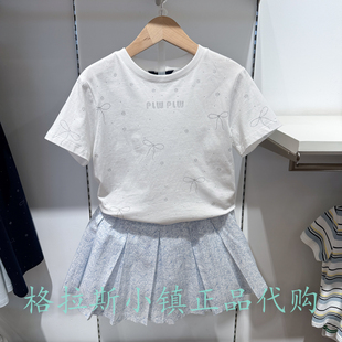 Polo walk KIDS童装专柜正品26夏款女童圆领短袖T恤D7TW625F0641
